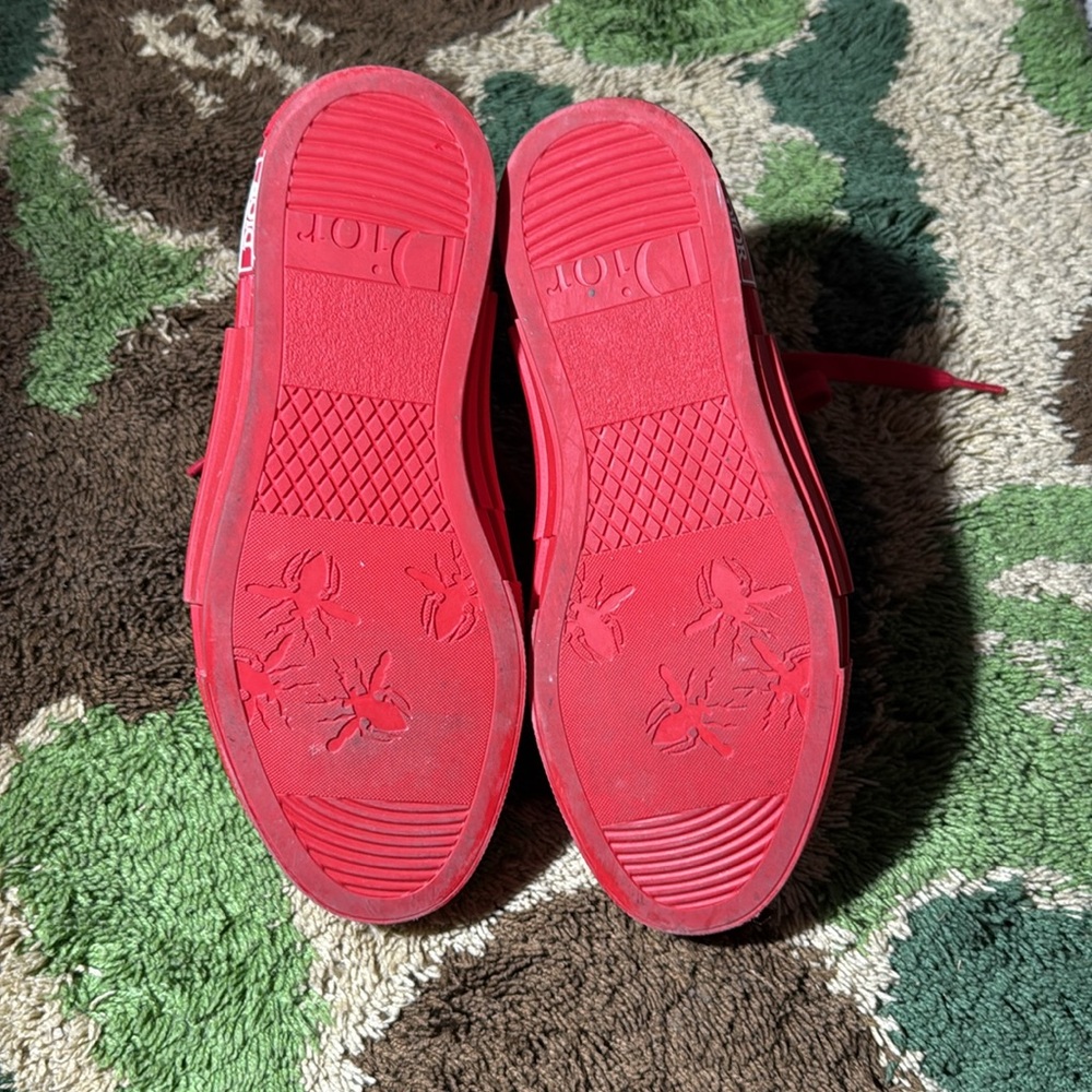 Dior Red and White Sneakers - Picture 5 of 6